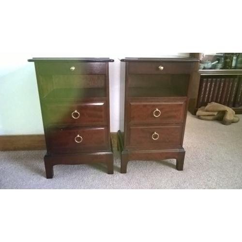 pair of Stag bedside cabinets