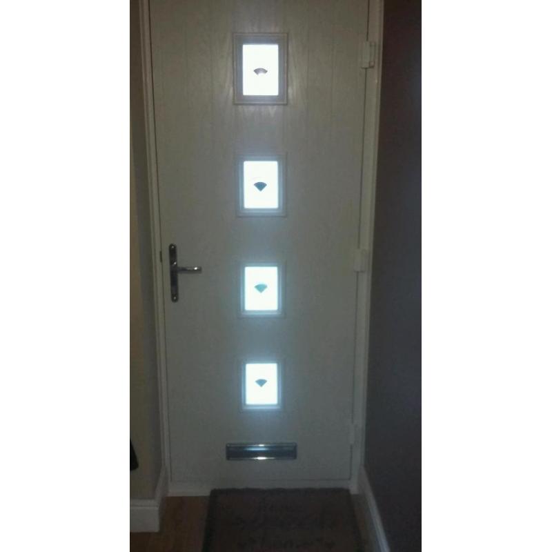 Composite front door