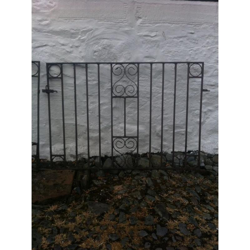 Wrought iron gates (8ft long)