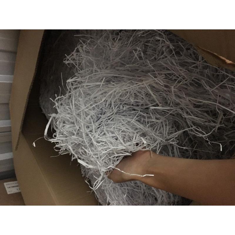 White shredded SizzlePak/paper FREE