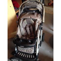 Graco 3 in 1 buggy pram