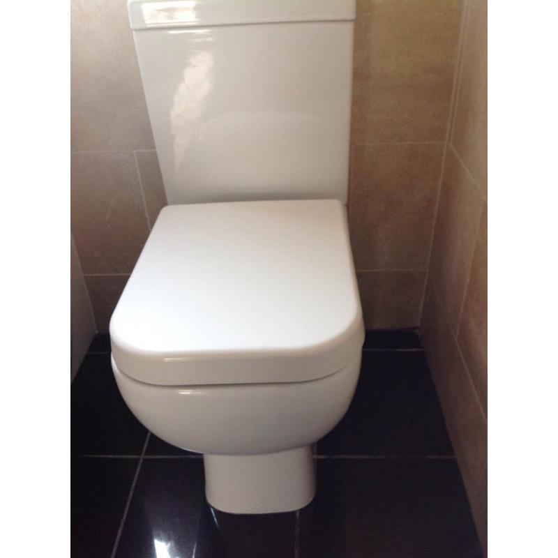 RAK Modern Toilet suit small bathroom used, immaculate.