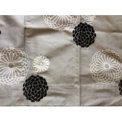Pair of John Lewis silver/grey eyelet curtains, excellent condition