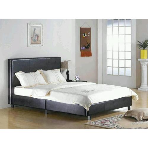 X Catalogue return leather double bed