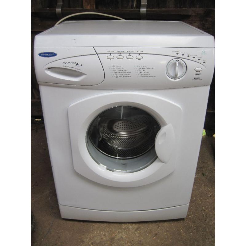 HOTPOINT AQURIUS 6KG POWER STREAM WASH SYSTEM WASHING MACHINE GOOD CONDITION