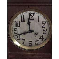 Wall clock with chime antique