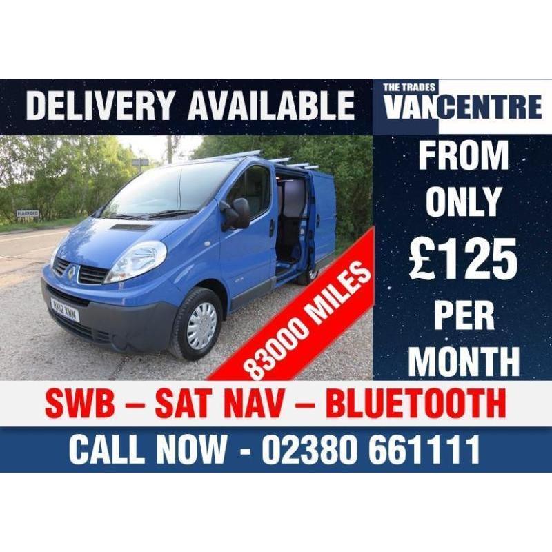 RENAULT TRAFIC SL27 DCI 115 BHP 6 SPEED SAT NAV BLUETOOTH BLUE