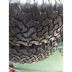 BF GOODRICH TYRES 265 70 16 x4 ALL TERRAIN