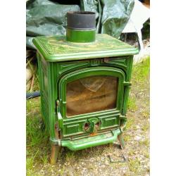 Wood burner. Franco belge wood burning stove