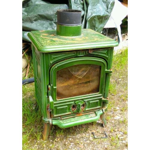 Wood burner. Franco belge wood burning stove