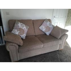 3 seater sofa and 2 seater with sofa bed