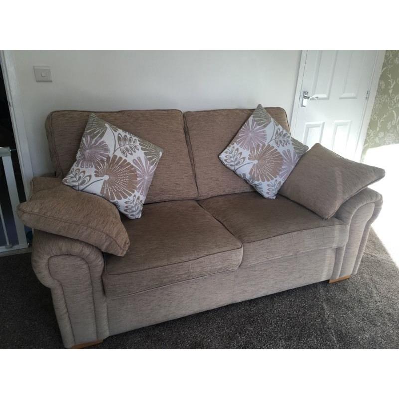 3 seater sofa and 2 seater with sofa bed
