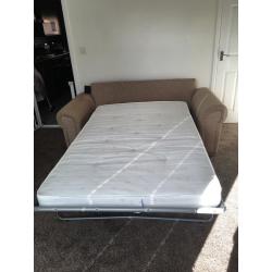 3 seater sofa and 2 seater with sofa bed