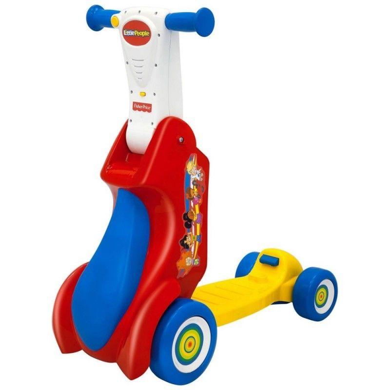 Little People 2 in 1 Scooter & sit on Ride to Scoot Fisher Price