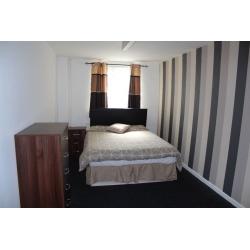 Large room in clean shared house - available now