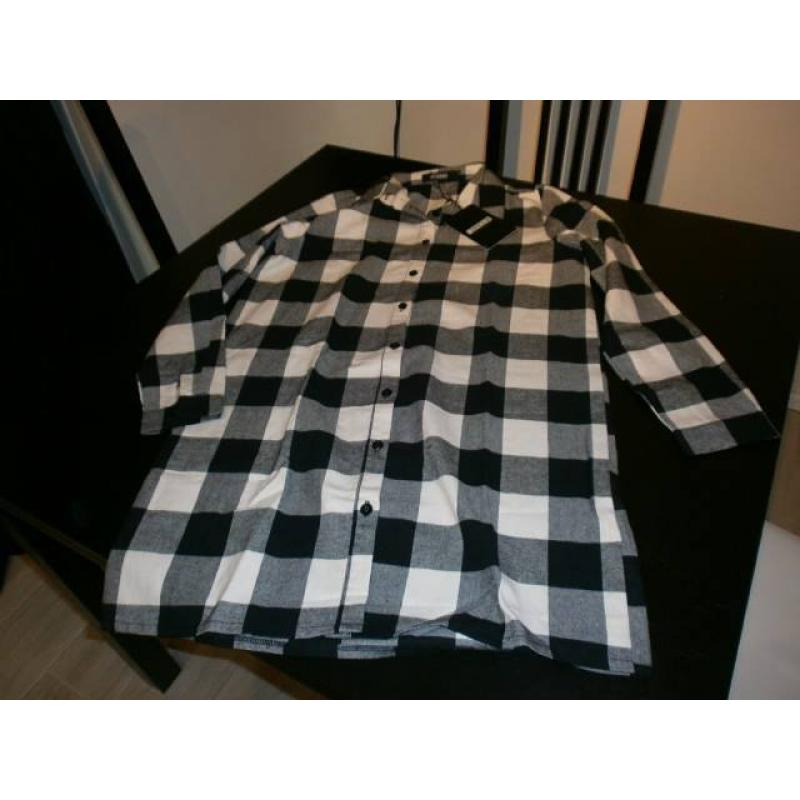 Miss Guilded long shirt dress - size 8 BRAND NEW