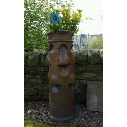 2 x chimney pots
