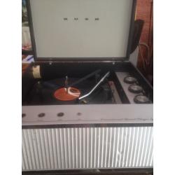 Sixties Record Player in Good Working Order