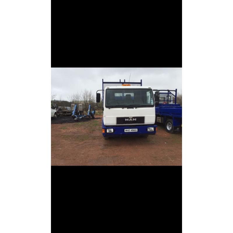 Man 7.5 ton tipper