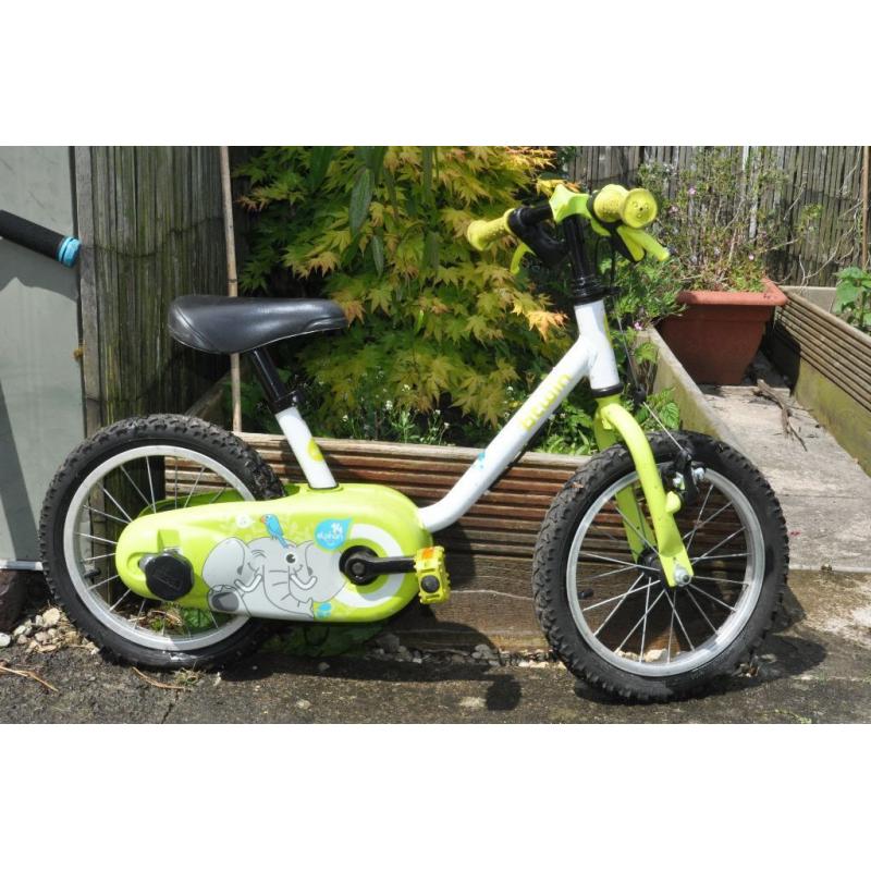 Kid bike for sale - Btwin from Decathlon - 14 "