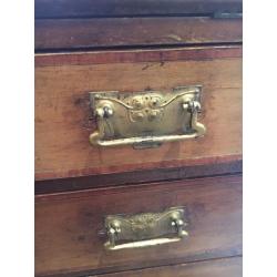 Beautiful Vintage Inlaid Mahogany Bureau / Writing Desk - CAN DELIVER