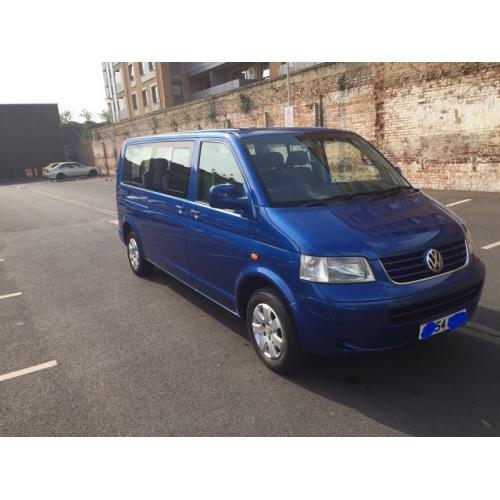 Volkswagen transporter shuttle minibus 2.5 174 bhp automatic 92000 miles fsh Lwb