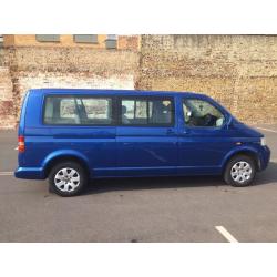 Volkswagen transporter shuttle minibus 2.5 174 bhp automatic 92000 miles fsh Lwb