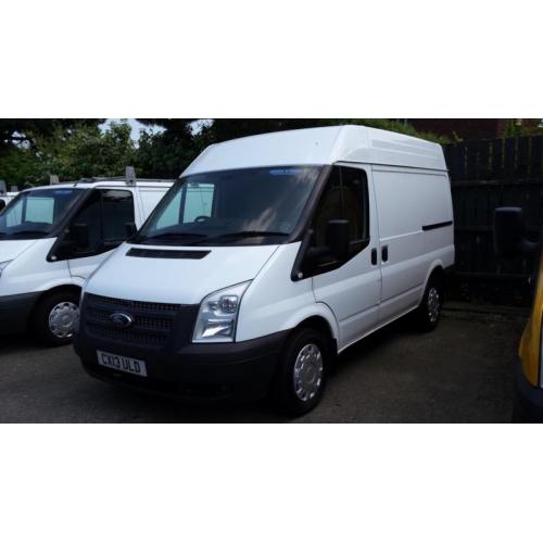 2013 Ford Transit T260 100 Bhp Six Speed 64000 Miles From New Meduim Roof,cars