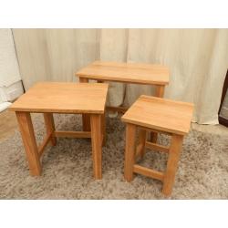 Sherwood Oak Nest of Tables