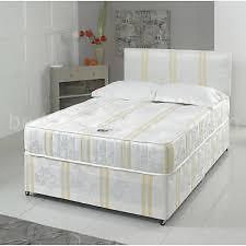 SAME DAY- KING SIZE 100% CROWN FULL ORTHOPEDIC DIVAN BED AND MATTRESS ,SINGLE /KING ALSO AVAILABLE