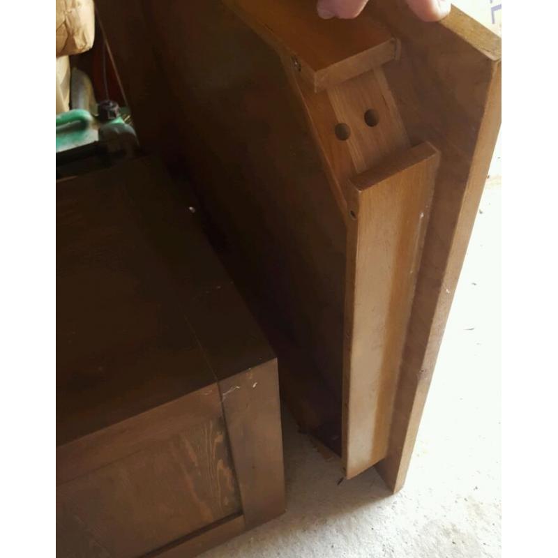Wooden dining table