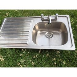 Silver Kitchen Sink