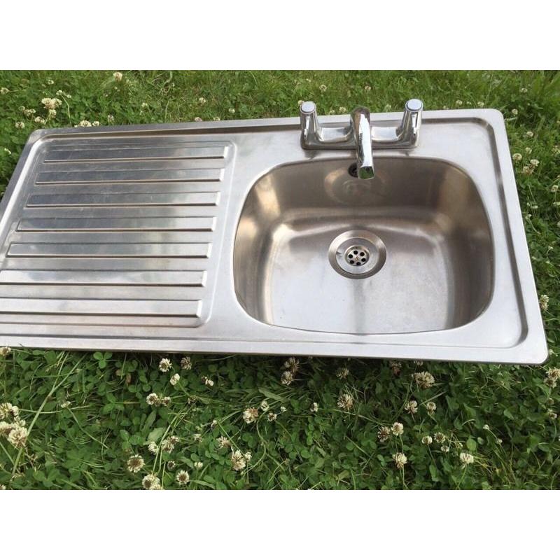 Silver Kitchen Sink