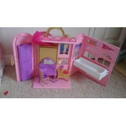 Barbie Playhouse & Huge bundle excellent Condition!!