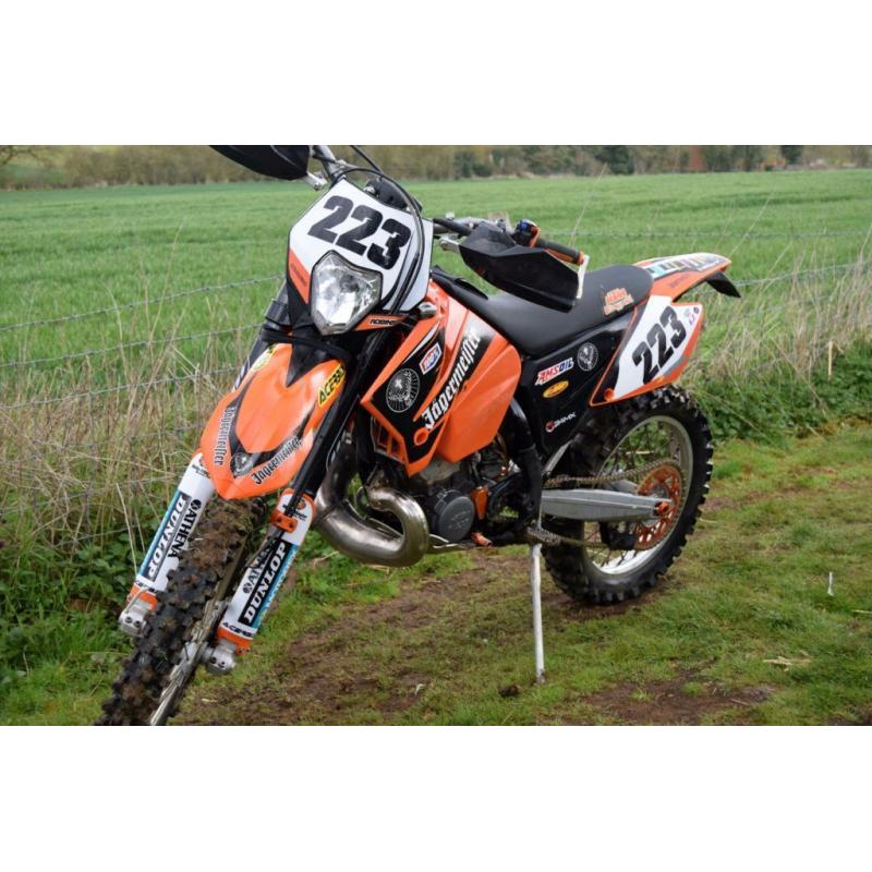 KTM 250 EXC 2 TWO STROKE 2005 FULL 12 MONTHS MOT 6 days edition fully road legal