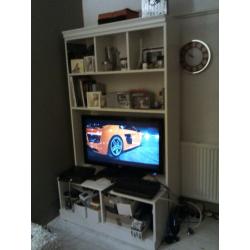 Television unit with shelving