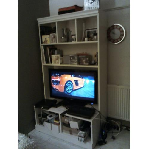 Television unit with shelving
