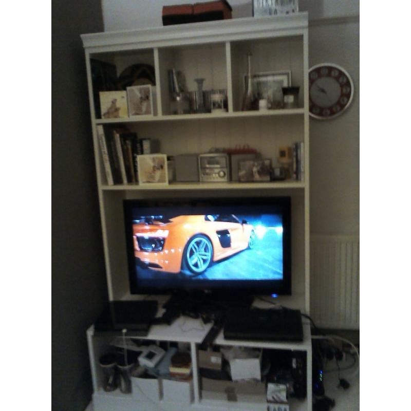 Television unit with shelving