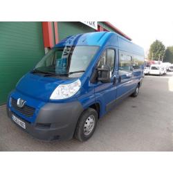Peugeot Boxer 125ps,17st 3.5t minibus. 1 owner,fsh,a/con