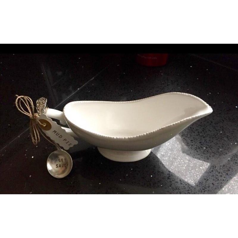 Brand New Shabby Chic Gravy Boat