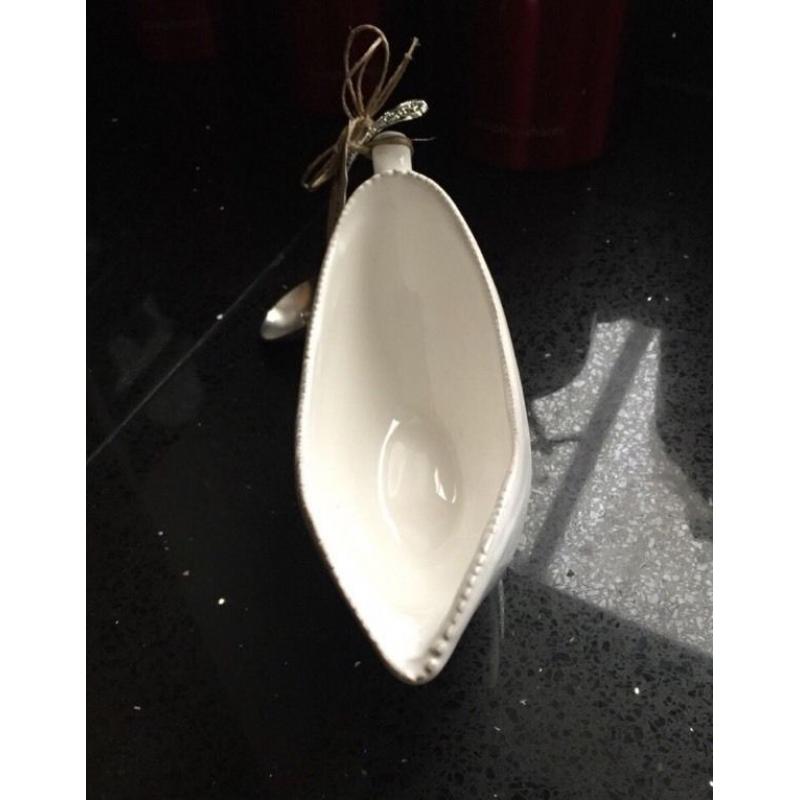 Brand New Shabby Chic Gravy Boat
