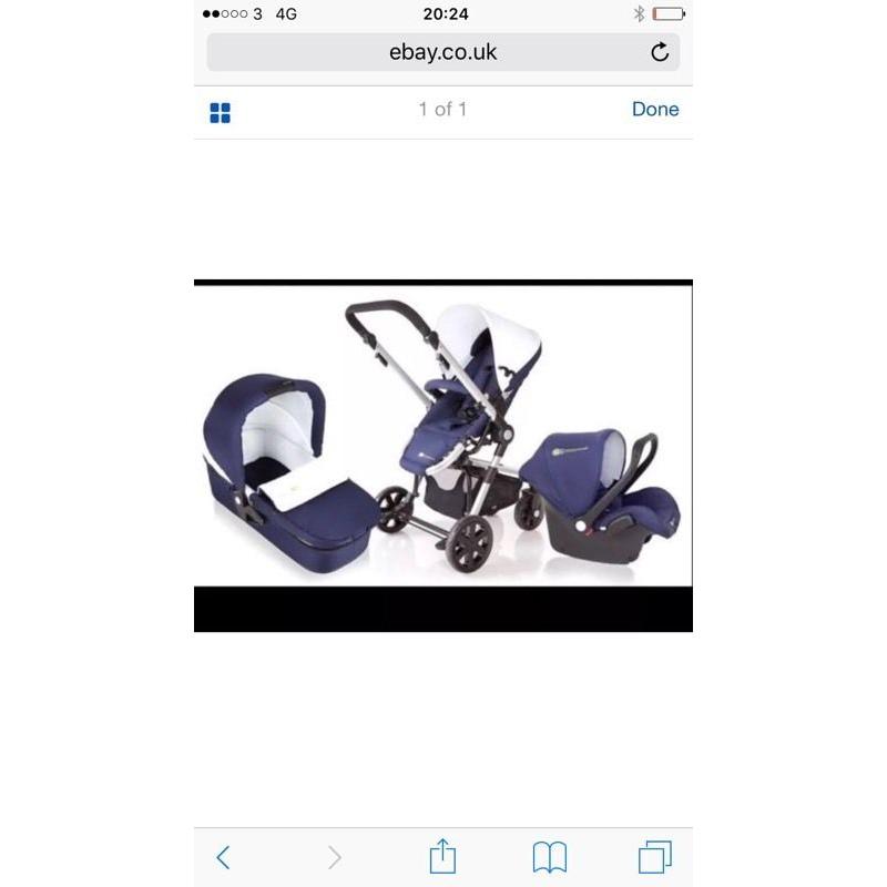 Brand new in box travel system