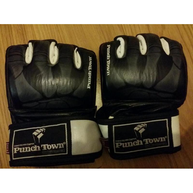 Punch Town 4 oz MMA Gloves