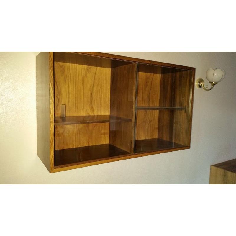 Heals of London rosewood glasses cabinet