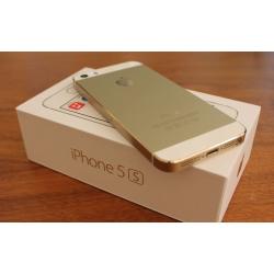 New Apple iPhone 5S Gold or Black - 16 GB - Boxed -(Factory unlocked) + FREE EXTRAS