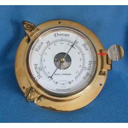 Royal Mariner Brass Porthole Style Barometer