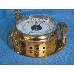 Royal Mariner Brass Porthole Style Barometer