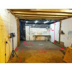 Garage, workshop, unit, bay in a big shared unit