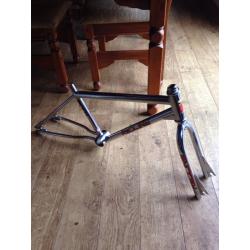 Old school Redline 1985 frame and forks