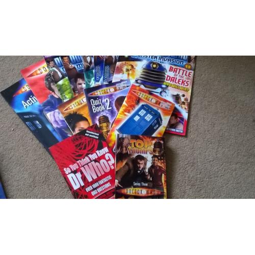 Doctor Who Collection of Books and Magazines